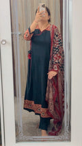 Pure Cotton Angrakha Anarkali set