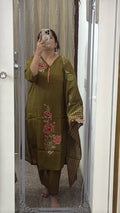Malchanderi A line Anarkali set