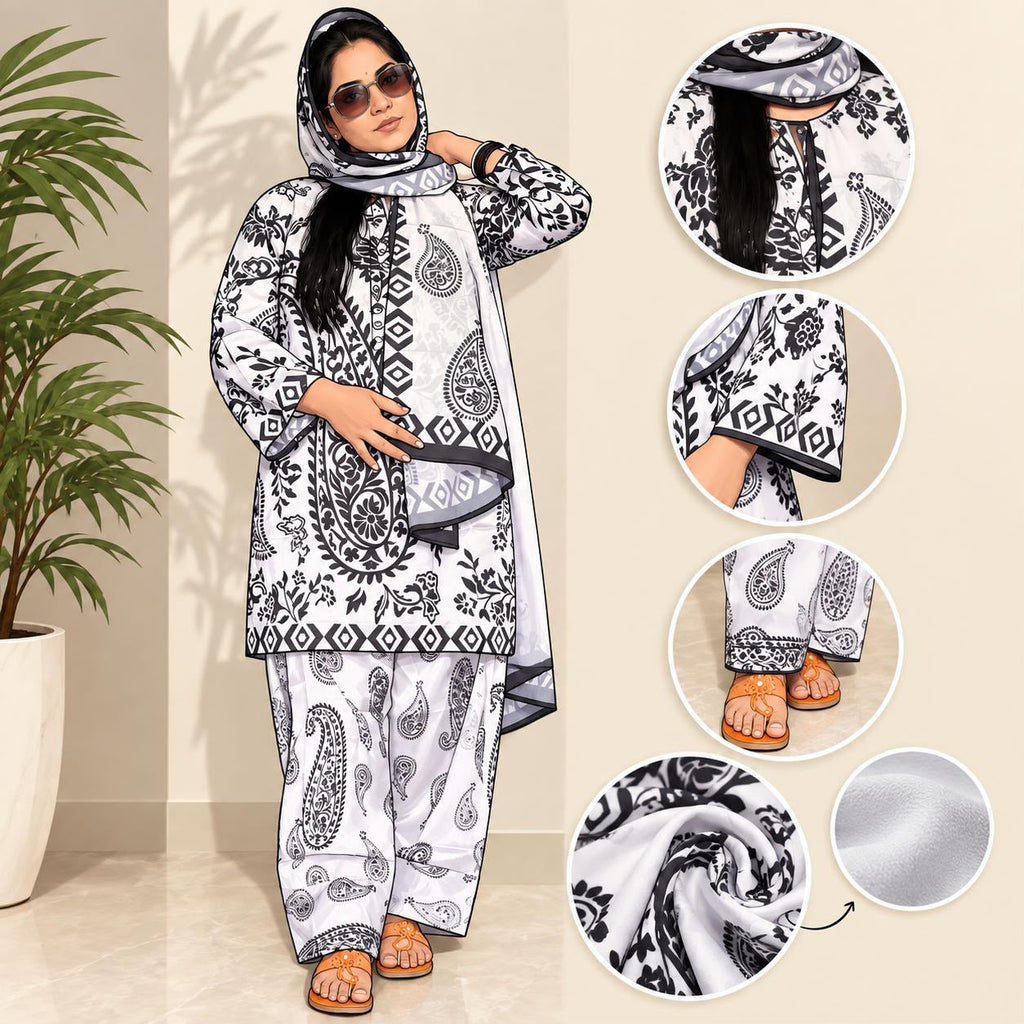 Pure Crepe Farsi Salwar Suit