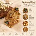 Kashmiri Enamel Ring – Traditional Festive Jewellery